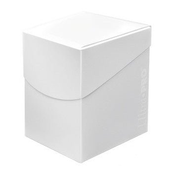 ultra pro card sleeves white Ultra Pro: Eclipse PRO 100+ Deck Box (Arctic White)