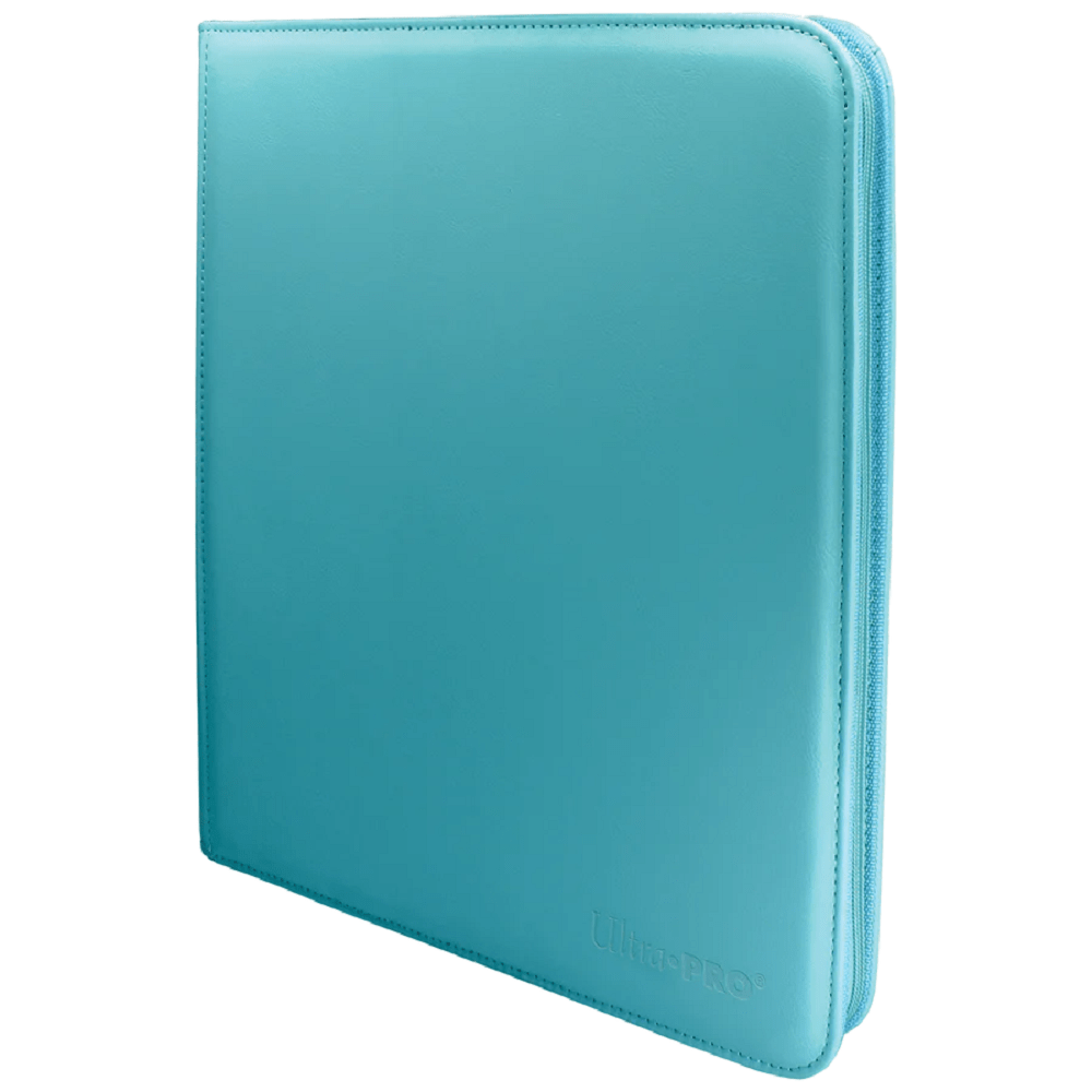 Ultra Pro: Vivid 12 - Pocket Zippered PRO - Binder (Light Blue) - Collector Store LLC