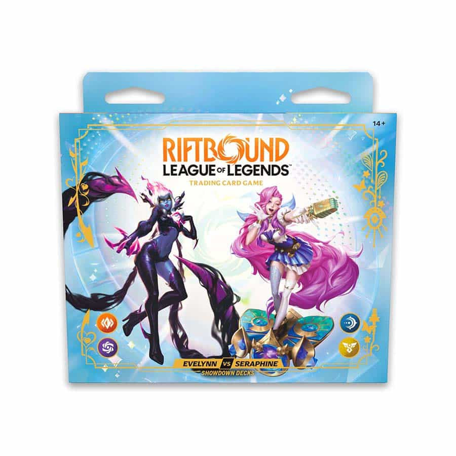 Riftbound TCG: Radiance Showdown Decks (Evelynn vs Seraphine) *Expected Release Date 10-23-2026*