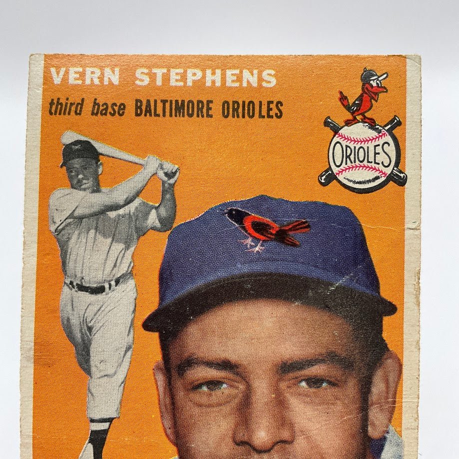 Vern Stephens 1954 Topps #54 Baltimore Orioles GD - Collector Store LLC