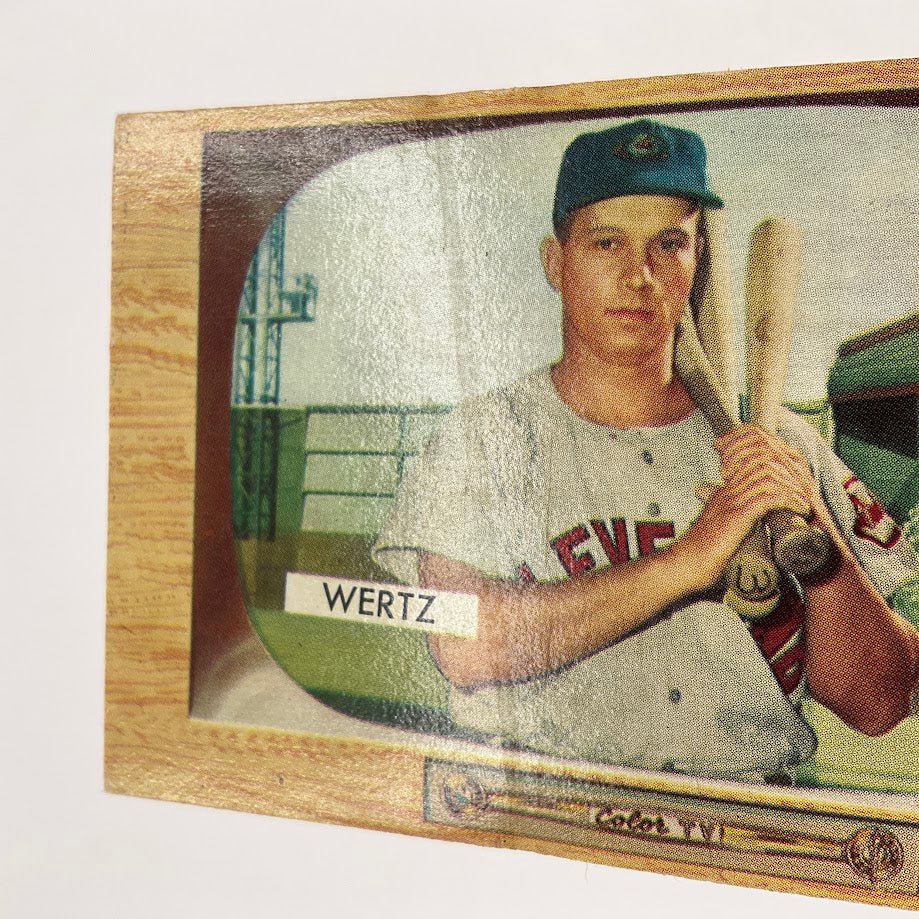 Vic Wertz 1955 Bowman #40 Cleveland Indians VG - EX - Collector Store LLC