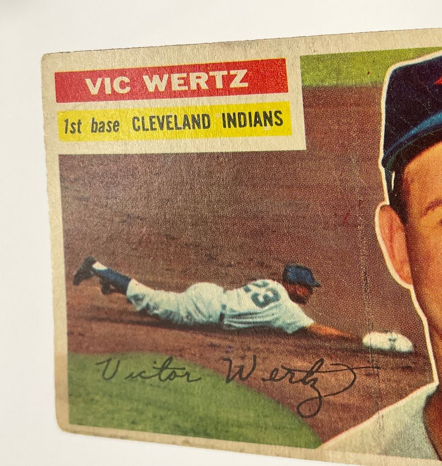Vic Wertz 1956 Topps #300 Cleveland Indians VG #2 - Collector Store LLC