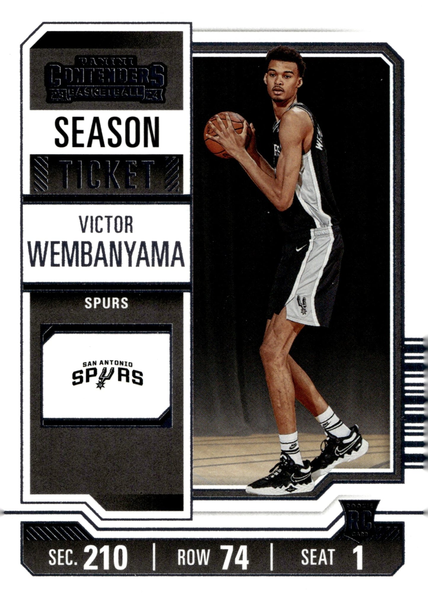 Victor Wembanyama 2023 - 24 Panini Contenders Season Ticket RC #11 #4 - Collector Store LLC