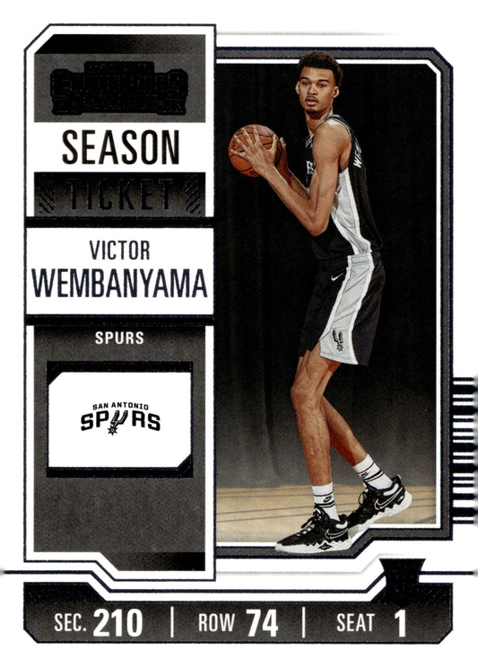 Victor Wembanyama 2023 - 24 Panini Contenders Season Ticket RC #11 #5 - Collector Store LLC