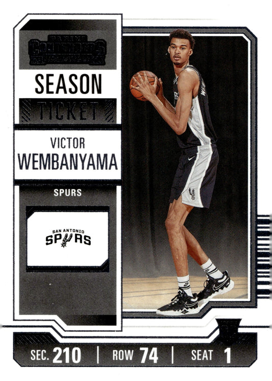 Victor Wembanyama 2023 - 24 Panini Contenders Season Ticket RC #11 #6 - Collector Store LLC