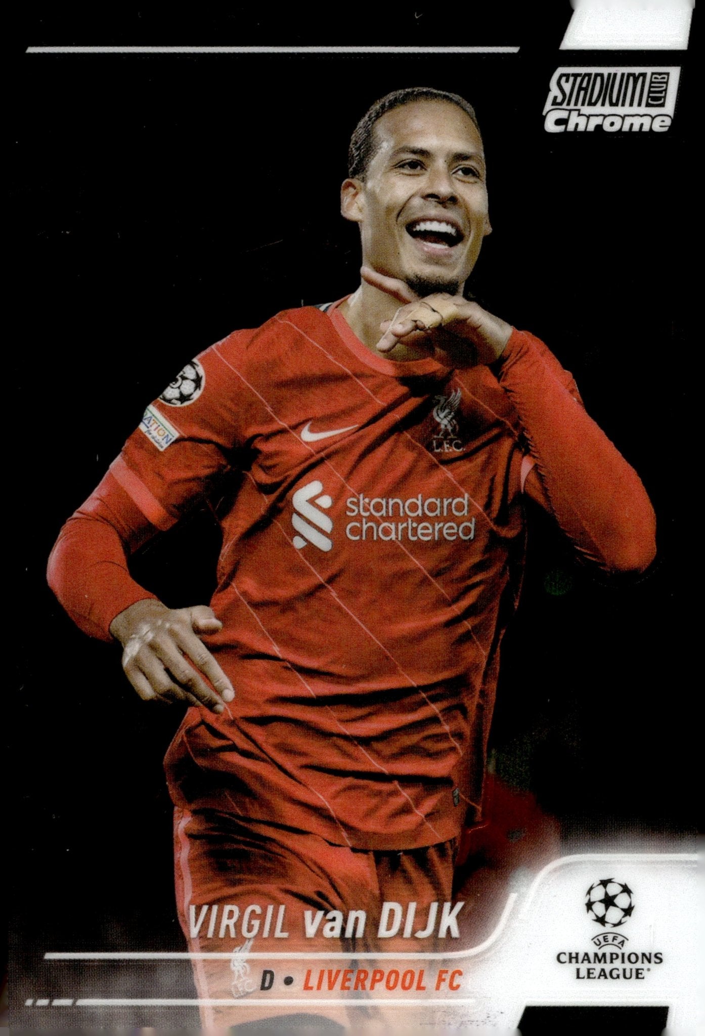 Virgil van Dijk 2022 - 23 Topps Stadium Club Chrome UCL #4 - Collector Store LLC