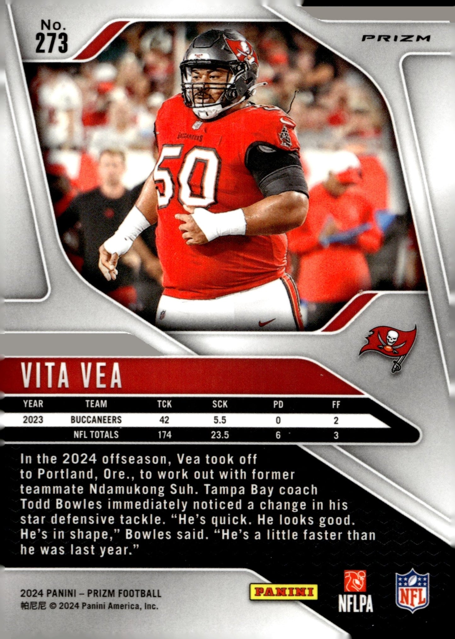 Vita Vea 2024 Panini Prizm Silver Prizm #273 - Collector Store LLC