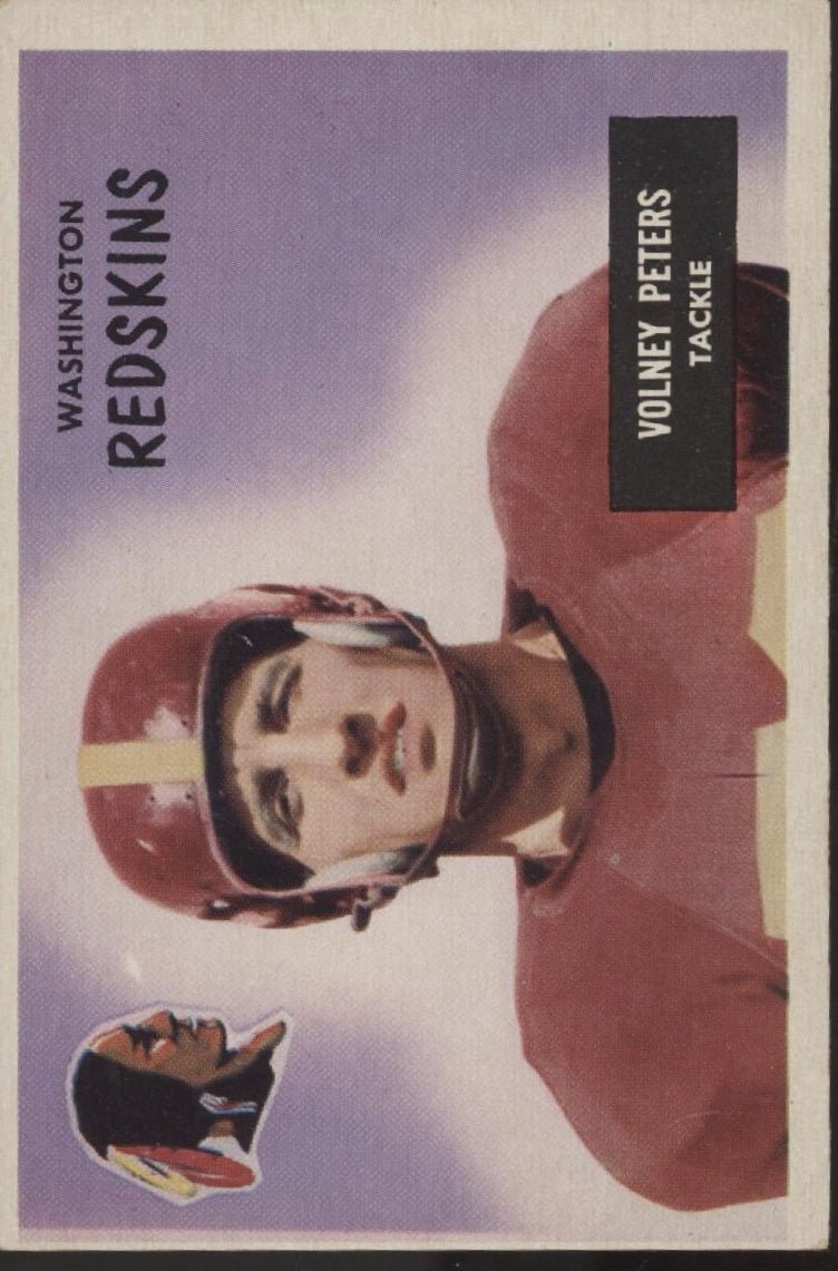 Volney Peters 1955 Bowman RC #17 Washington Redskins - Collector Store LLC