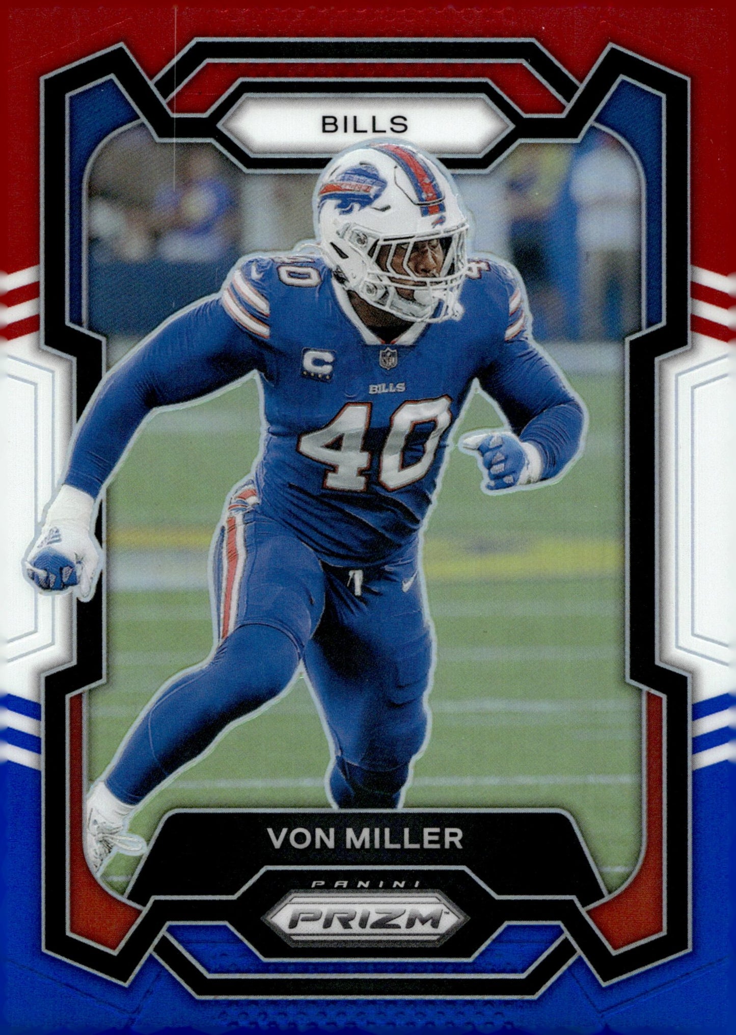 Von Miller 2023 Panini Prizm Red White & Blue Prizm #36 - Collector Store LLC