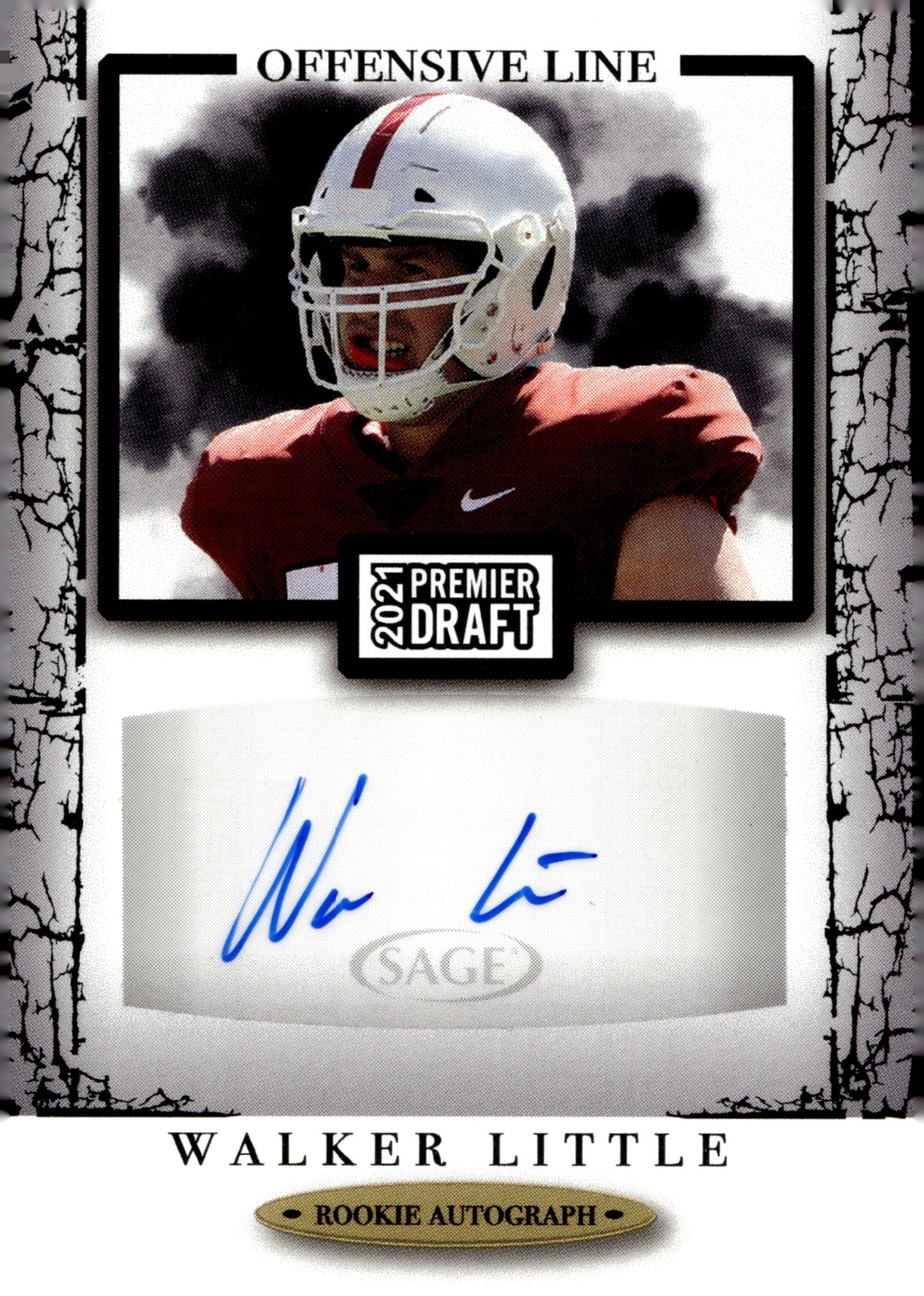 Walker Little 2021 Sage Premier Draft Auto #A88 - Collector Store LLC