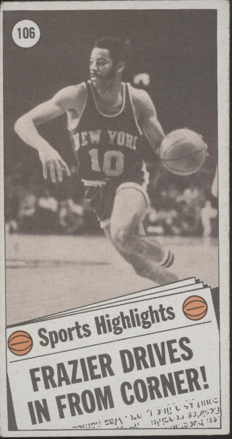 Walt Frazier 1970 - 71 Topps Oversized #106 New York Knicks VG - EX #1 - Collector Store LLC