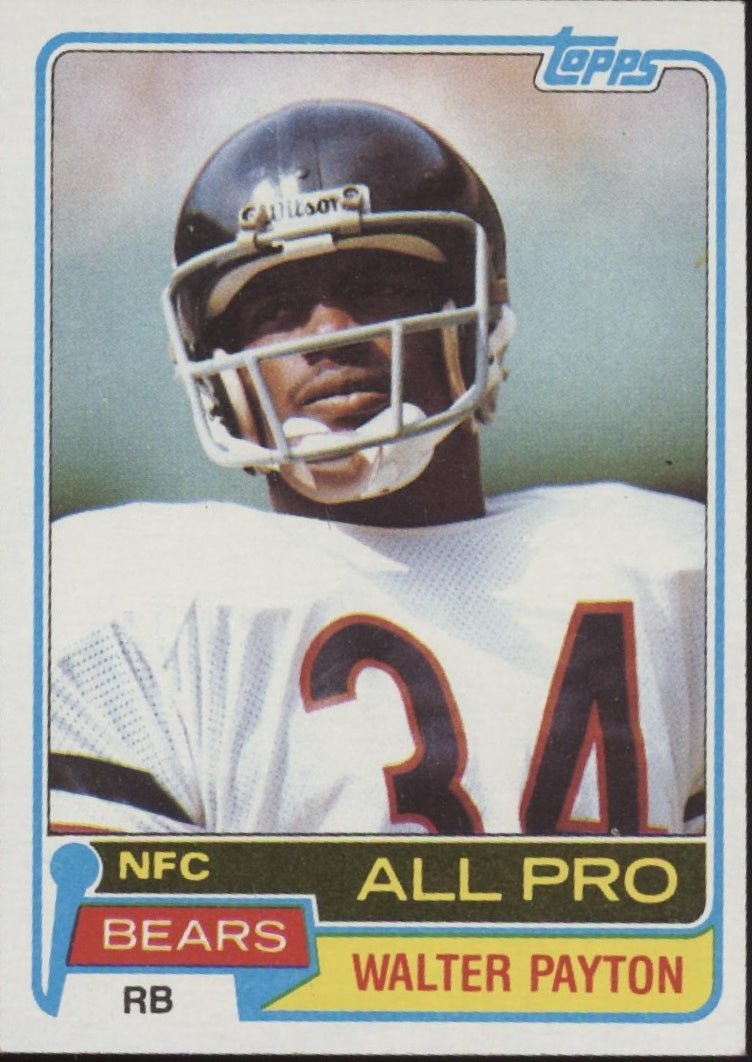 Walter Payton 1981 Topps #400 Chicago Bears #3 - Collector Store LLC