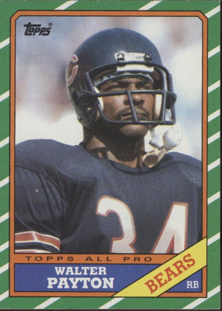 Walter Payton 1986 Topps #11 Chicago Bears #1 - Collector Store LLC