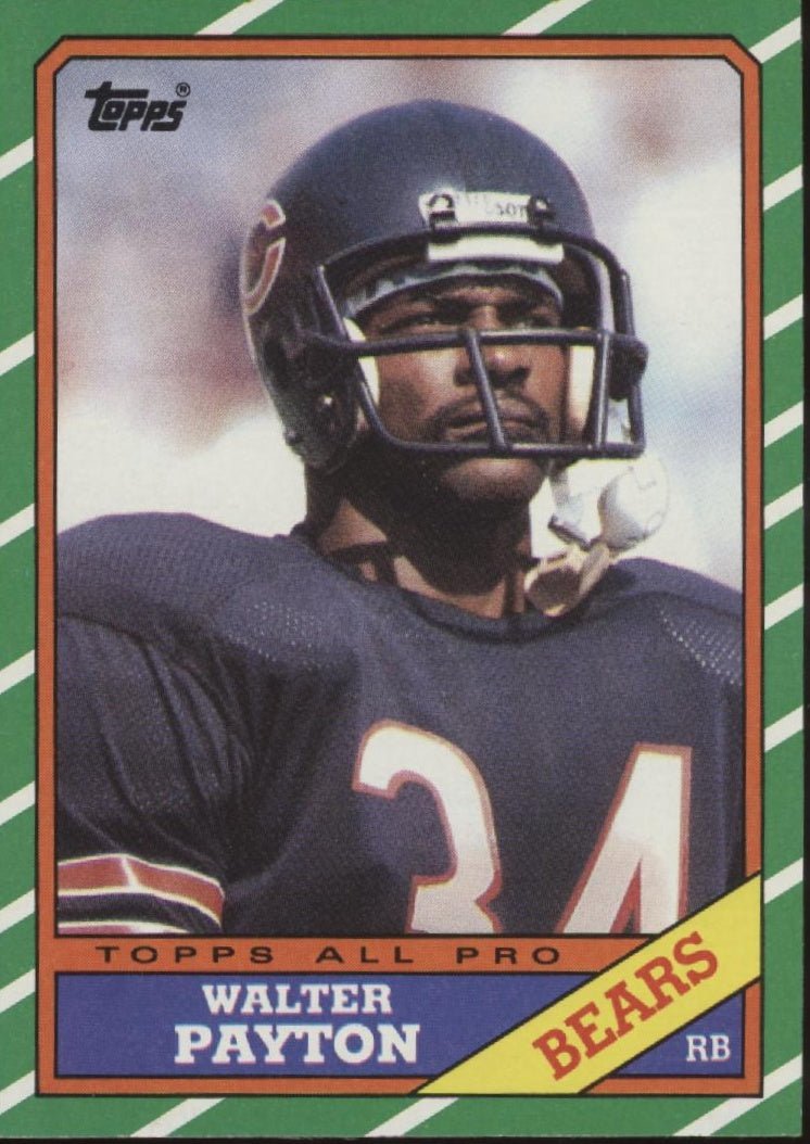 Walter Payton 1986 Topps #11 Chicago Bears #2 - Collector Store LLC