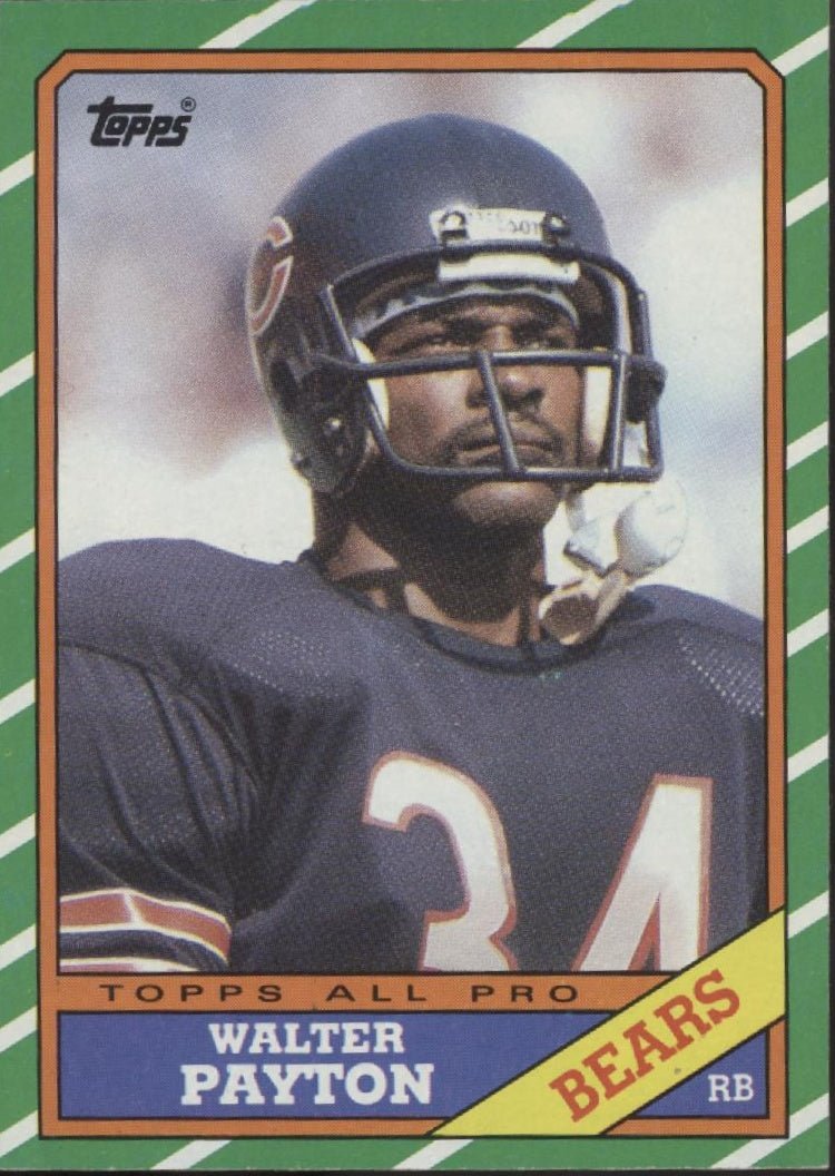 Walter Payton 1986 Topps #11 Chicago Bears #3 - Collector Store LLC