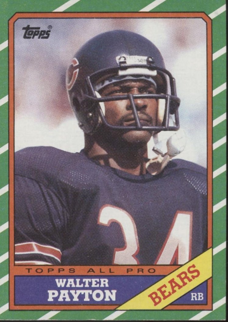 Walter Payton 1986 Topps #11 Chicago Bears #4 - Collector Store LLC