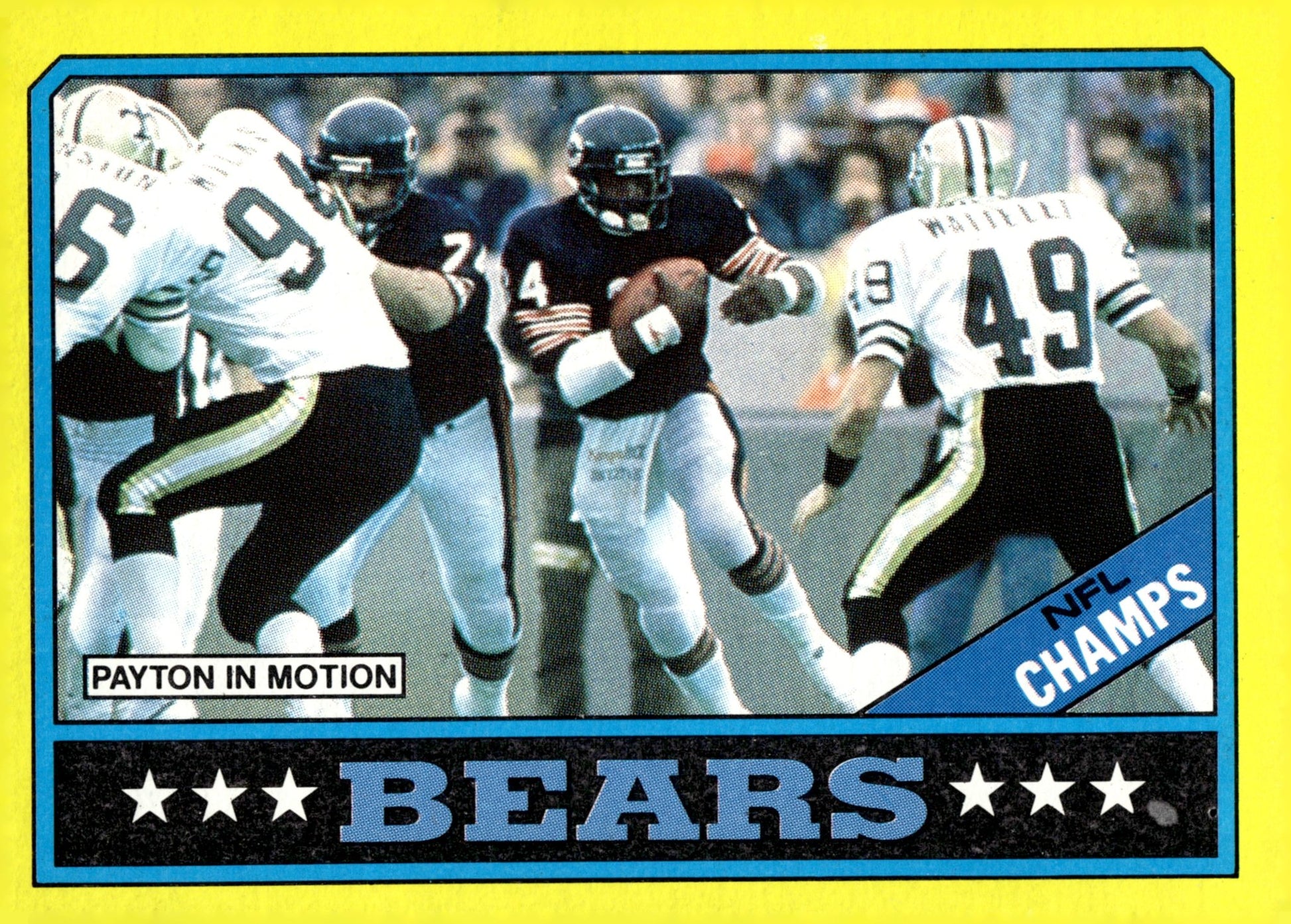 Walter Payton 1986 Topps #9 Chicago Bears - Collector Store LLC