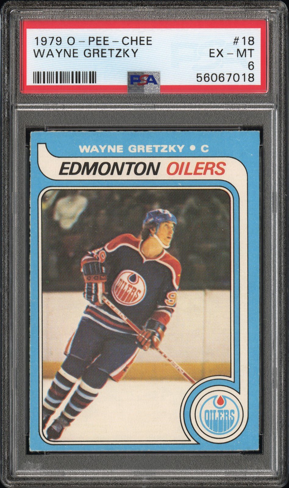 Wanye Gretzky 1979 - 80 O - Pee - Chee RC #18 PSA 6 - Collector Store LLC