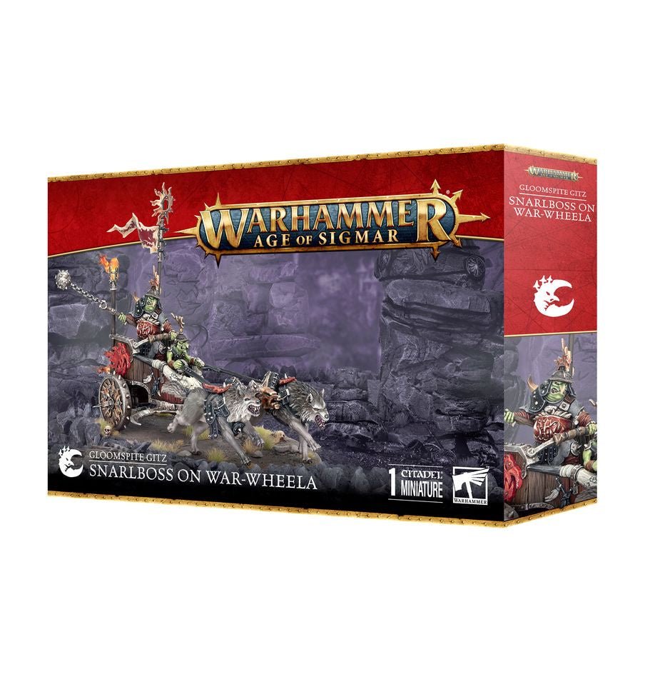 Warhammer Age of Sigmar: Gloomspite Gitz - Snarlboss on War - Wheela - Collector Store LLC