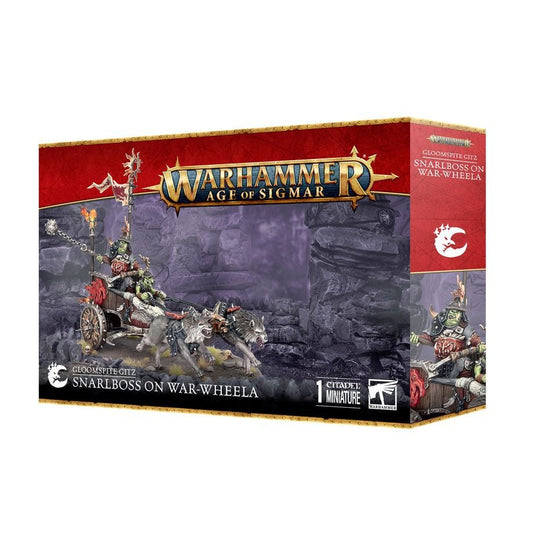 Warhammer Age of Sigmar: Gloomspite Gitz - Snarlboss on War - Wheela - Collector Store LLC