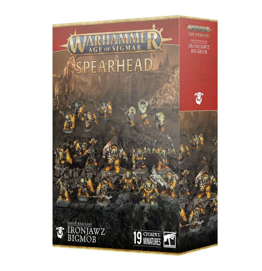 Warhammer Age of Sigmar: Spearhead – Ironjawz Bigmob - Collector Store LLC