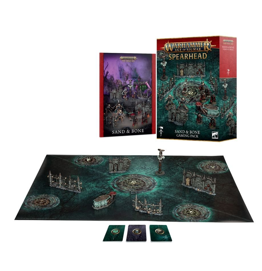 Warhammer Age of Sigmar: Spearhead - Sand & Bone Gaming Pack*Releases 6 - 14 - 2025* - Collector Store LLC