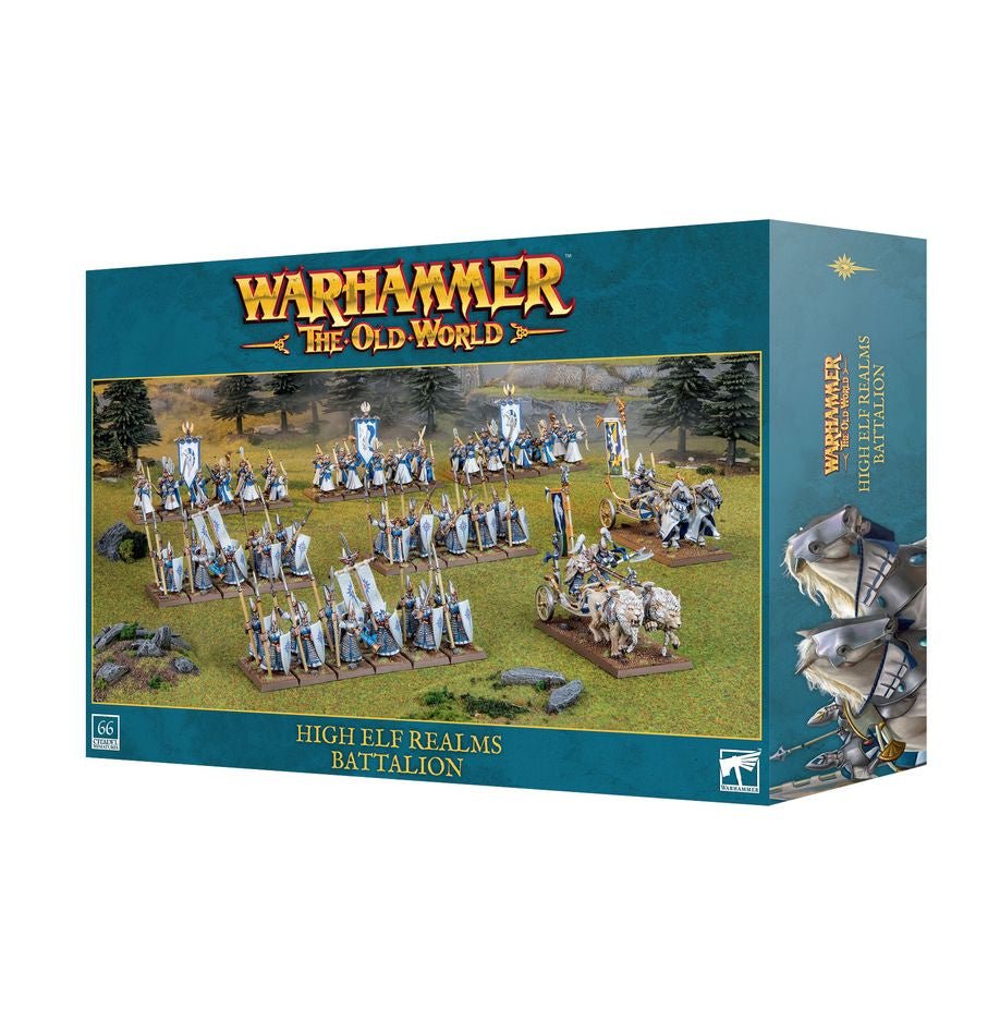 Warhammer The Old World: High Elf Realms Battalion - Collector Store LLC