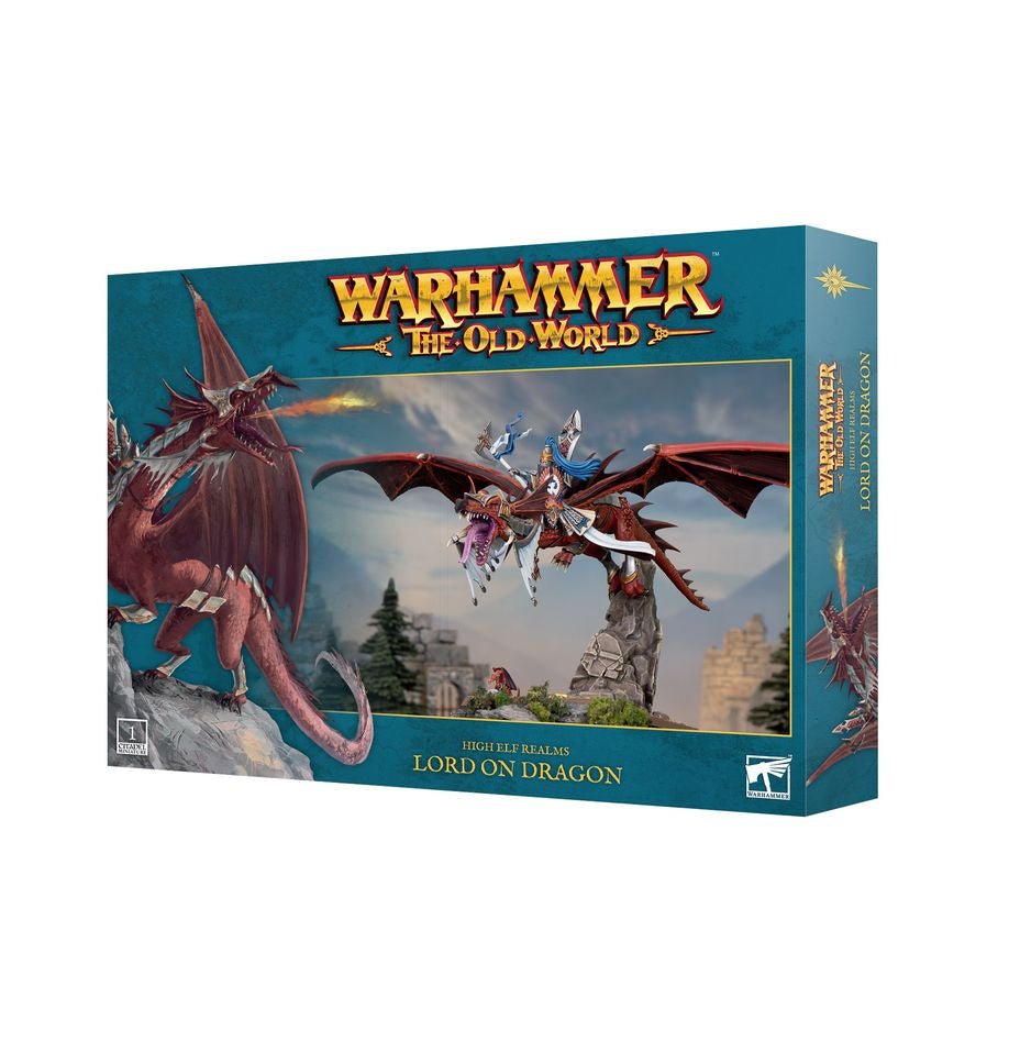 Warhammer The Old World: High Elf Realms - Lord on Dragon - Collector Store LLC