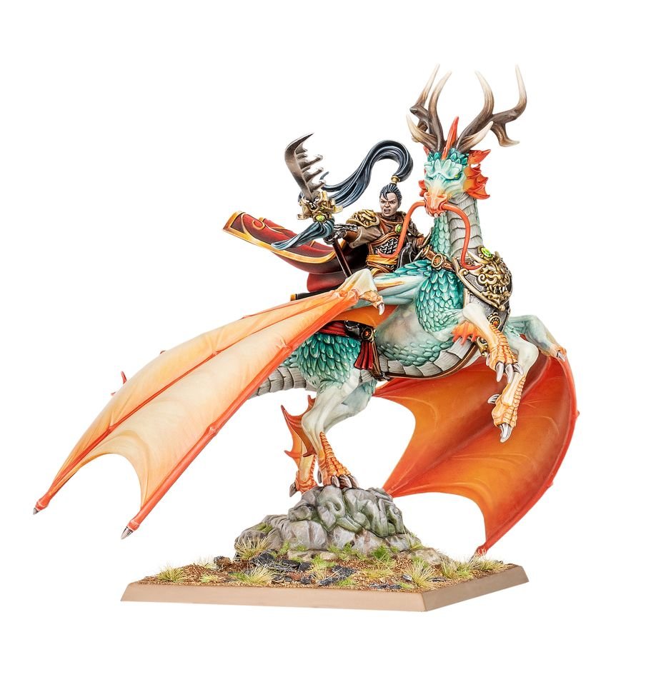 Warhammer The Old World: Shugengan Lord on Great Spirit Longma(Releases 7 - 5 - 25) - Collector Store LLC