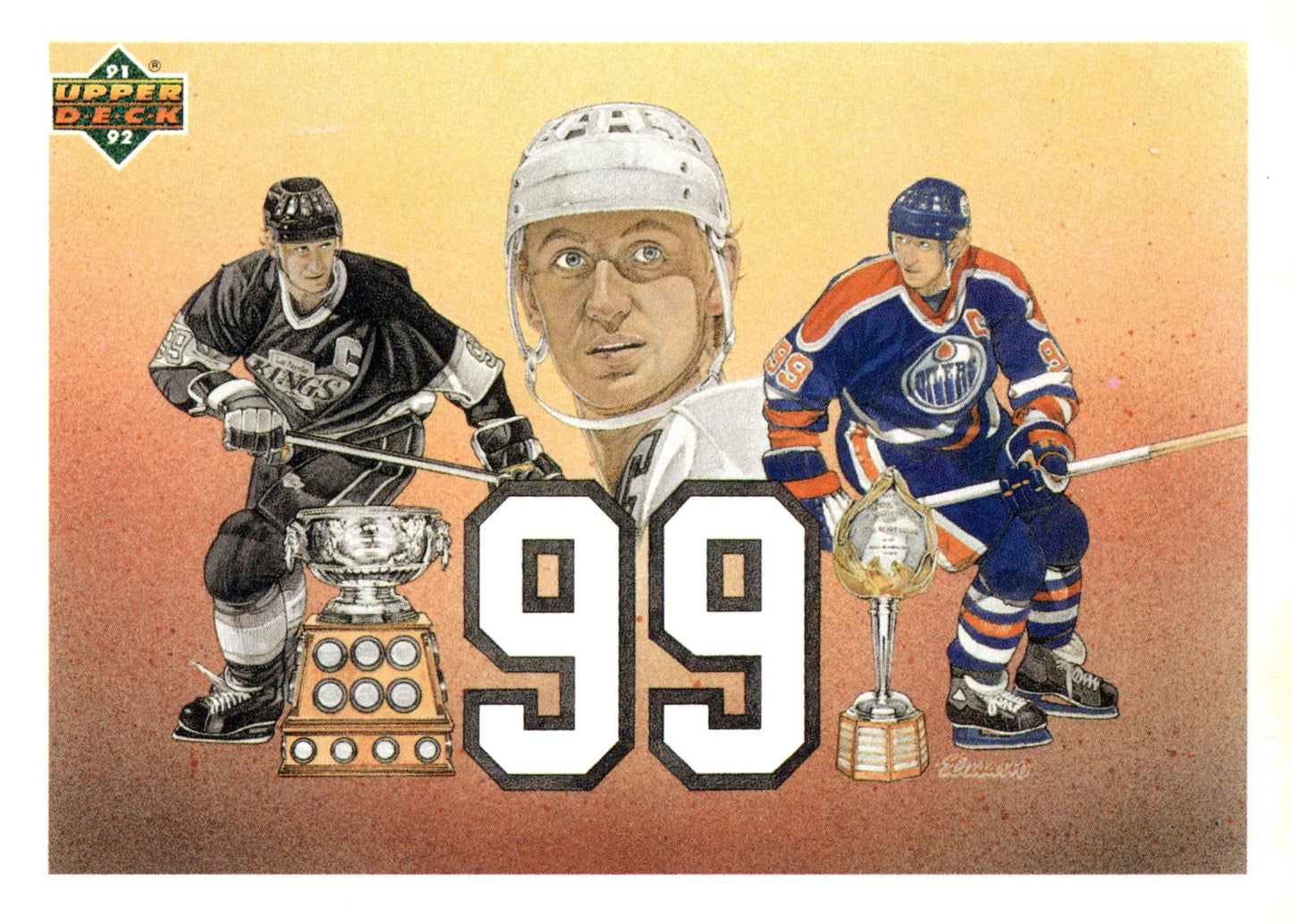 Wayne Gretzky 1991 - 92 Upper Deck Gretzky 99 #38 #2 - Collector Store LLC