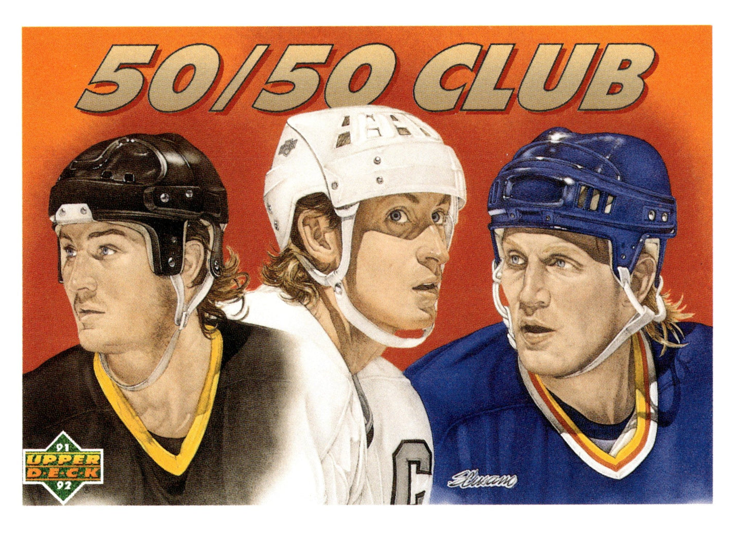 Wayne Gretzky 1991 - 92 Upper Deck The 50/50 Club #45 - Collector Store LLC