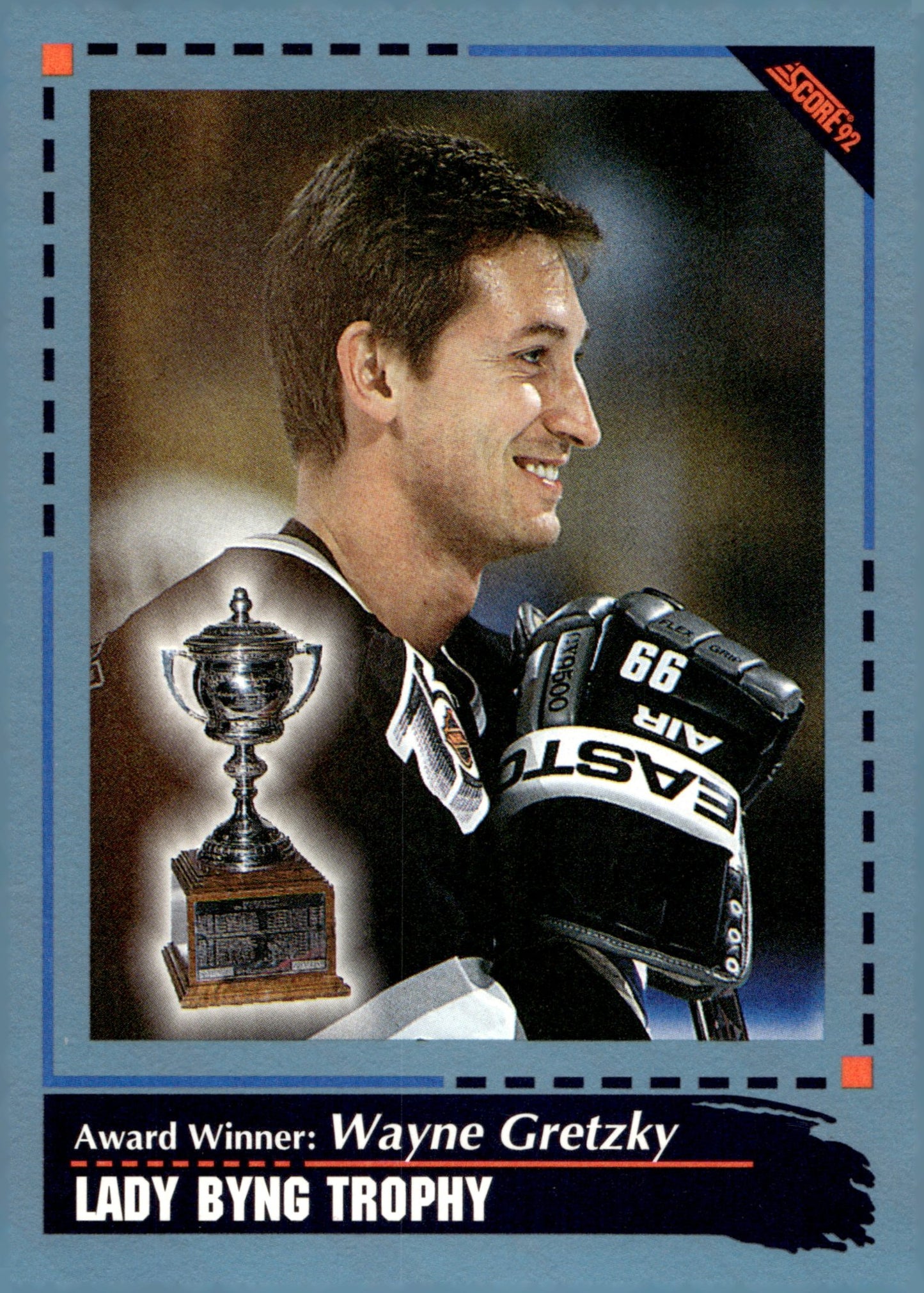 Wayne Gretzky 1992 - 93 Score Lady Byng Trophy #525 - Collector Store LLC