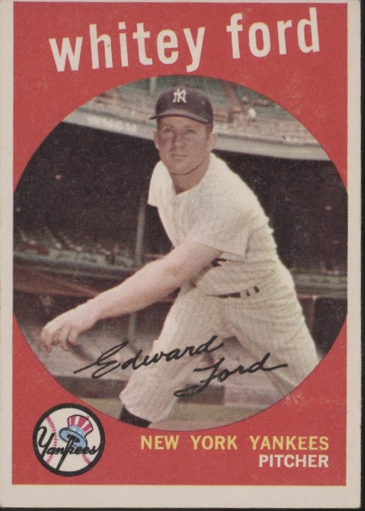 Whitey Ford 1959 Topps #430 New York Yankees EX - Collector Store LLC