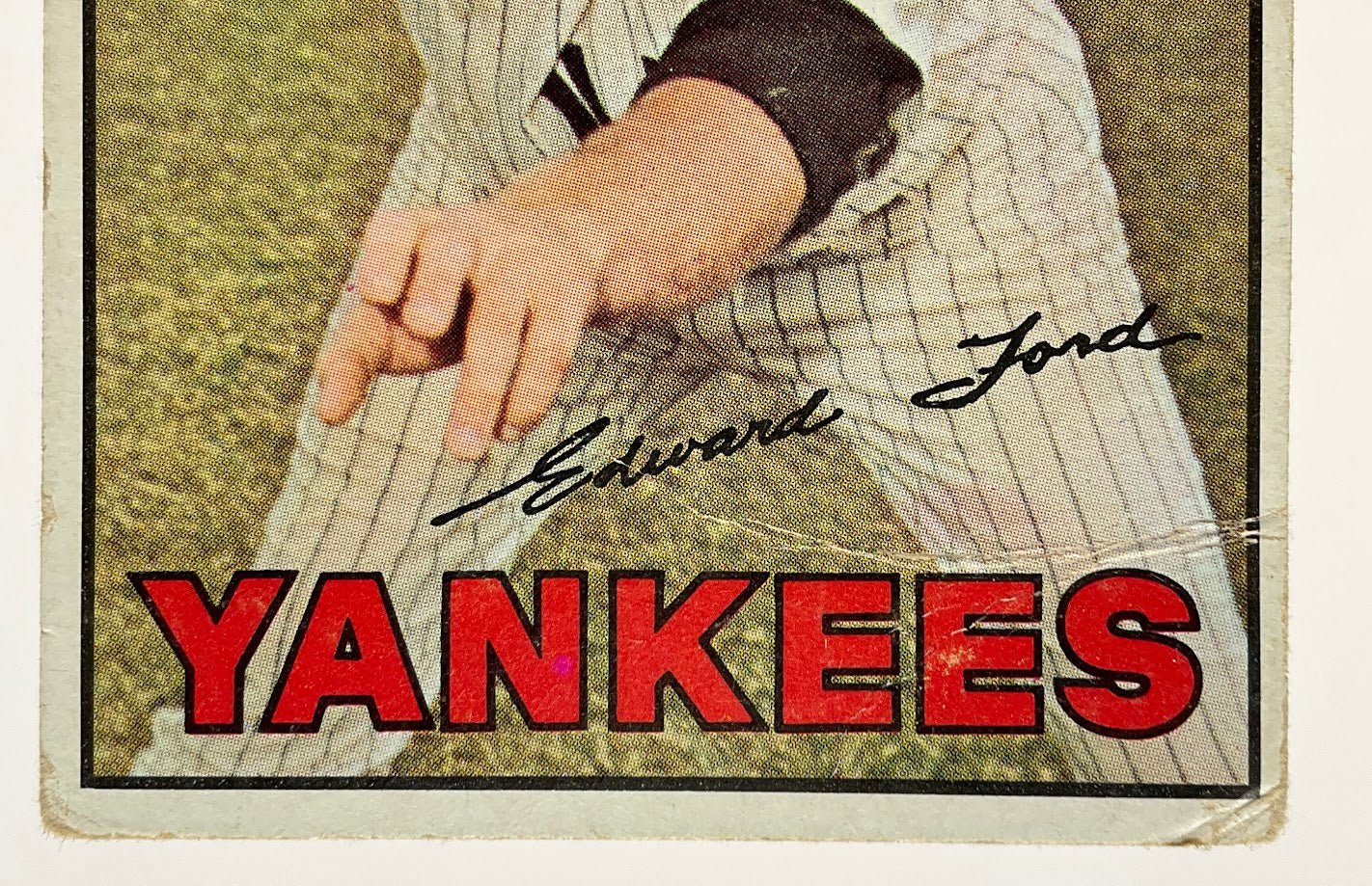 Whitey Ford 1967 Topps #5 New York Yankees VG - Collector Store LLC