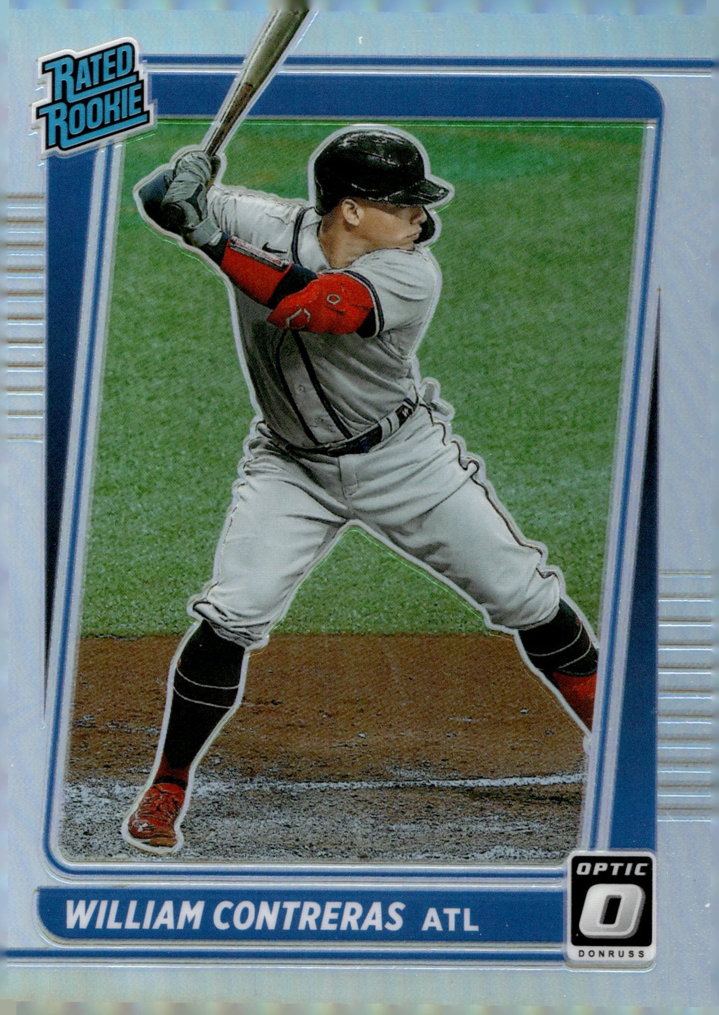 William Contreras 2021 Panini Donruss Optic Rated Rookie Prizm RC #80 - Collector Store LLC