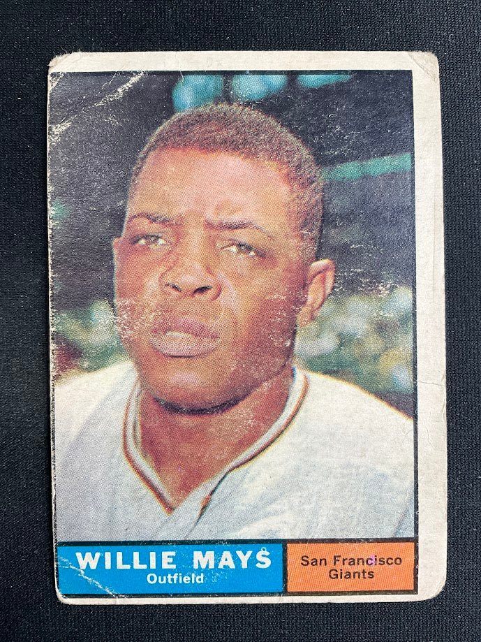 Willie Mays 1961 Topps #150 San Francisco Giants PR #3 - Collector Store LLC