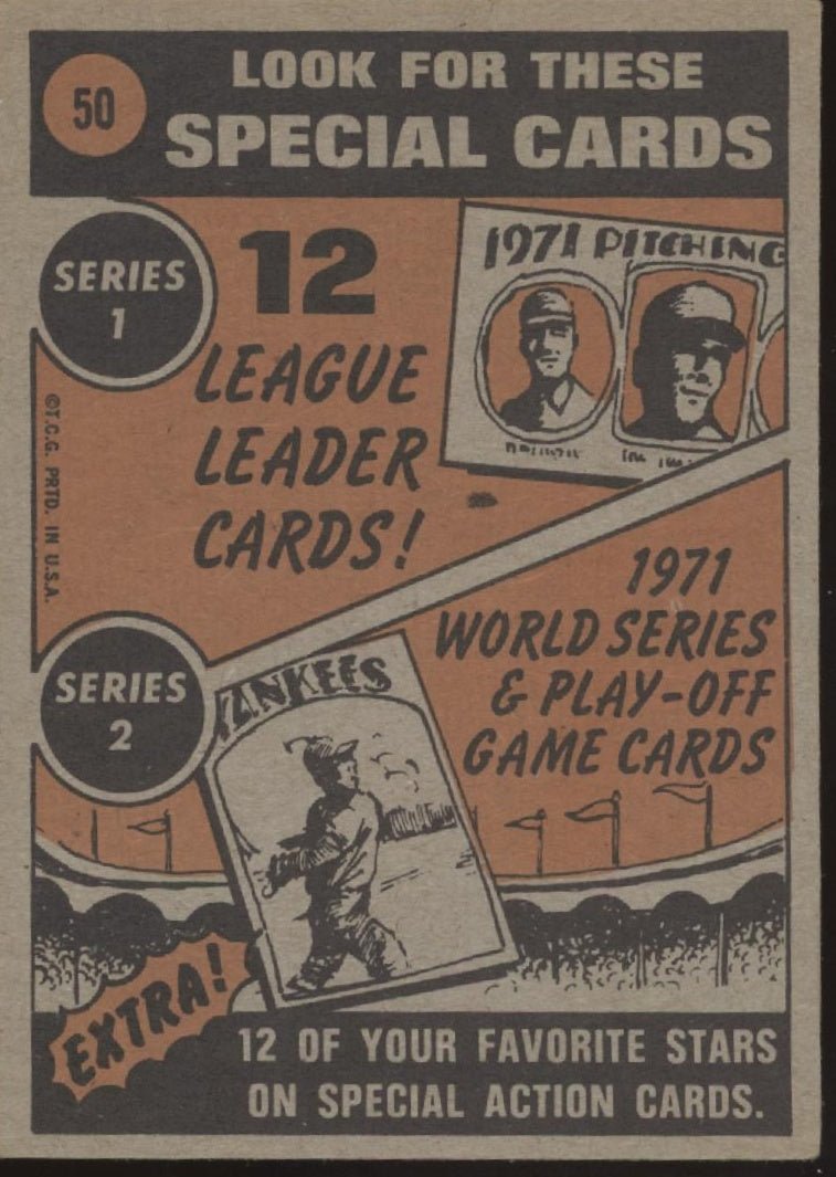 Willie Mays 1972 Topps In Action #50 San Francisco Giants VG - EX - Collector Store LLC