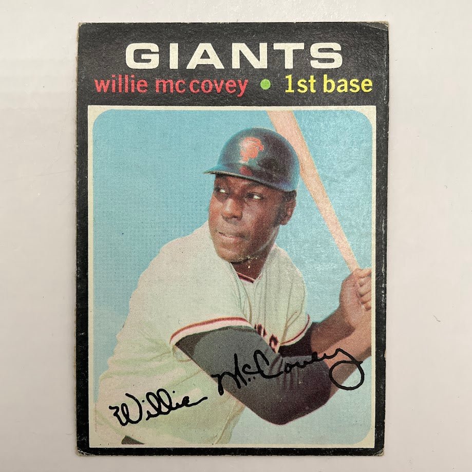 Willie McCovey 1971 Topps #50 San Francisco Giants VG - Collector Store LLC