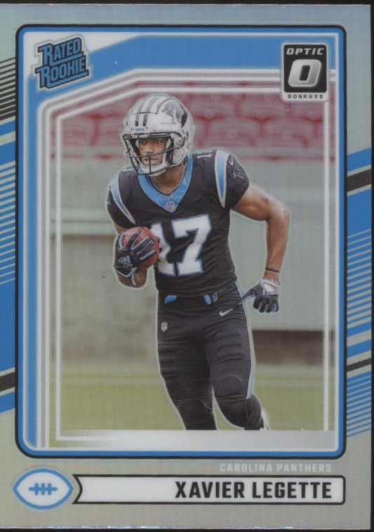 Xavier Legette 2024 Panini Donruss Optic Rated Rookie Prizm RC 323 - Collector Store LLC
