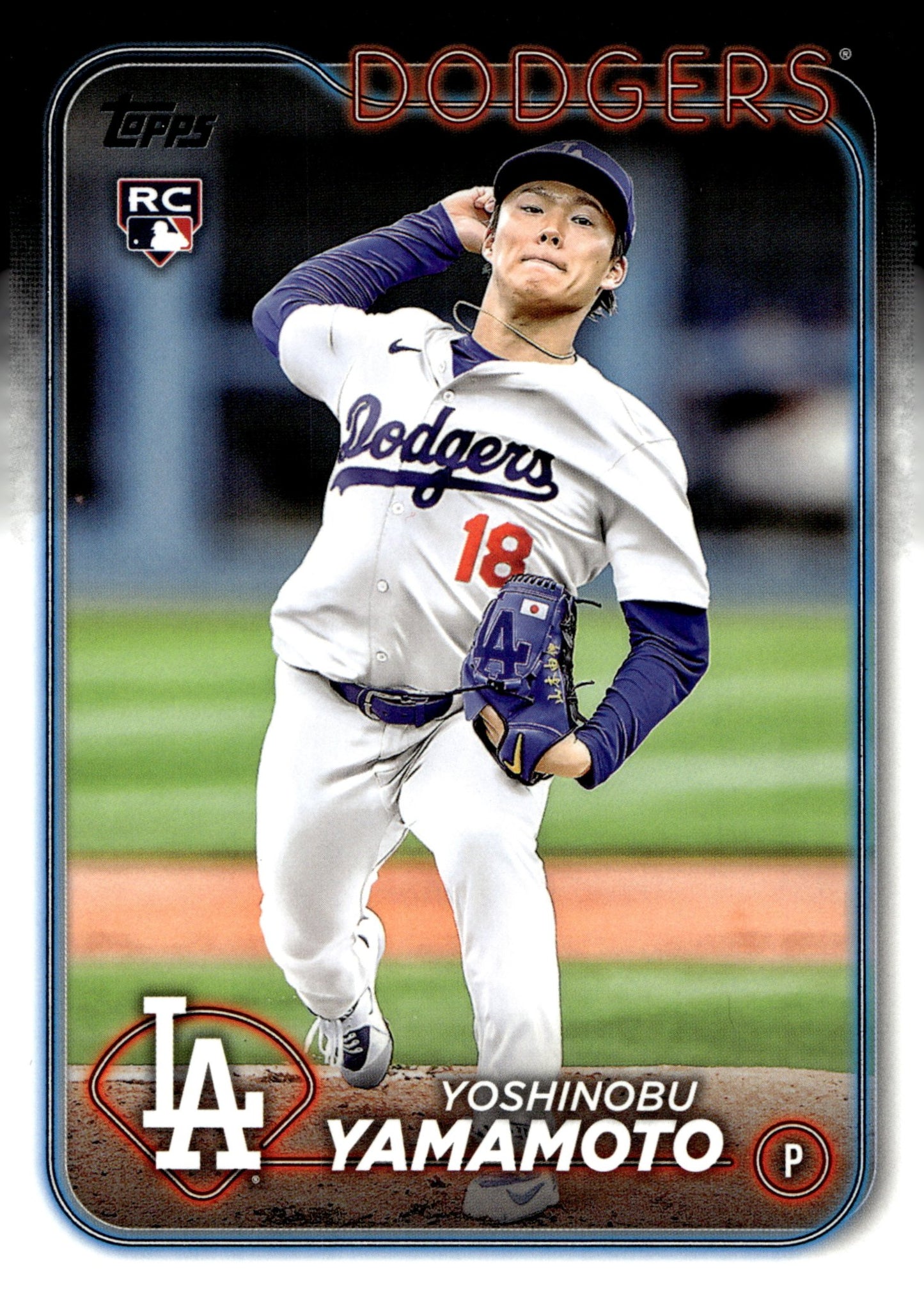 Yoshinobu Yamamoto 2024 Topps Series 2 RC #553 #1 - Collector Store LLC