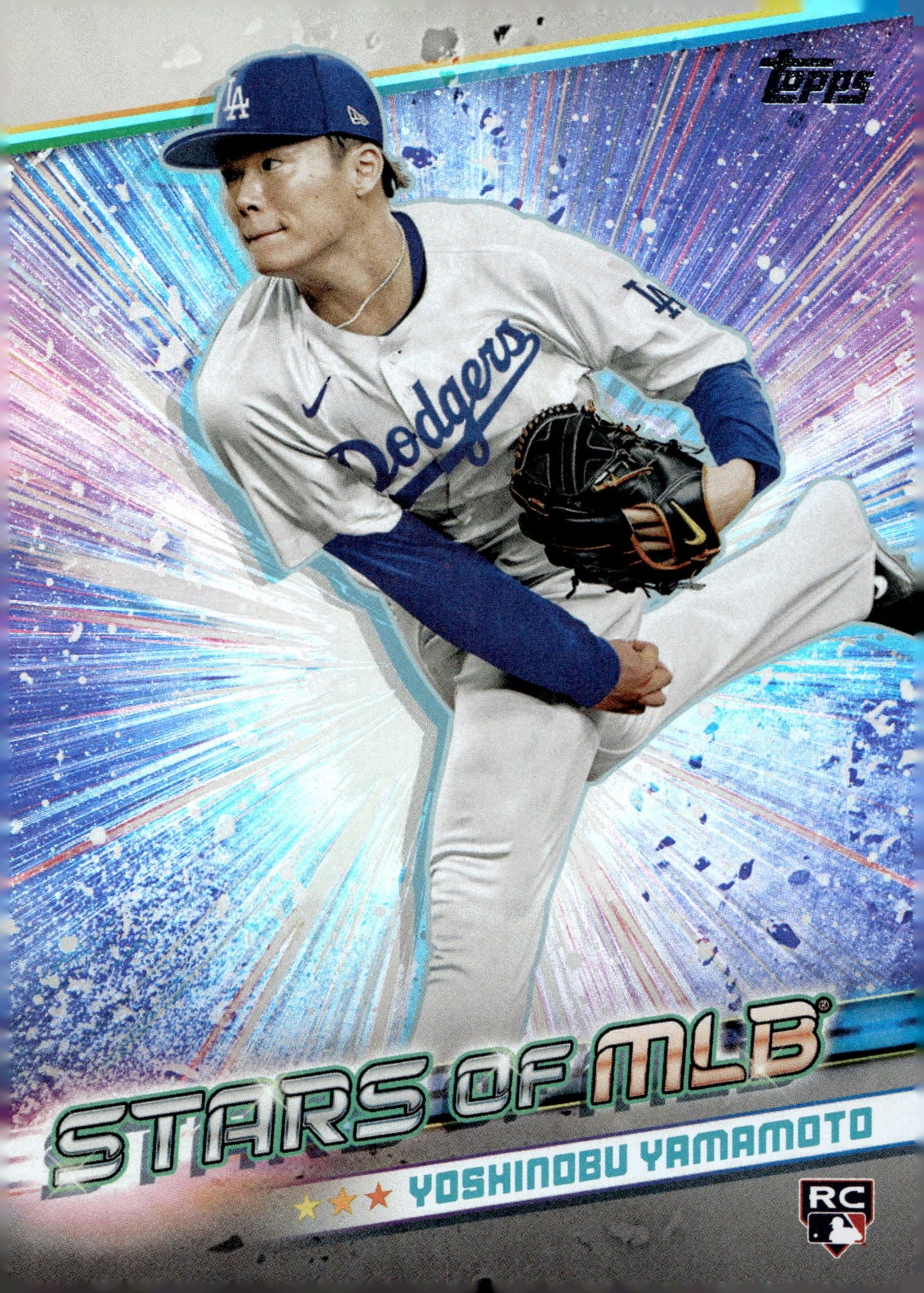Yoshinobu Yamamoto 2024 Topps Series 2 Stars of MLB Foil RC #SMLB - 57 #1 - Collector Store LLC