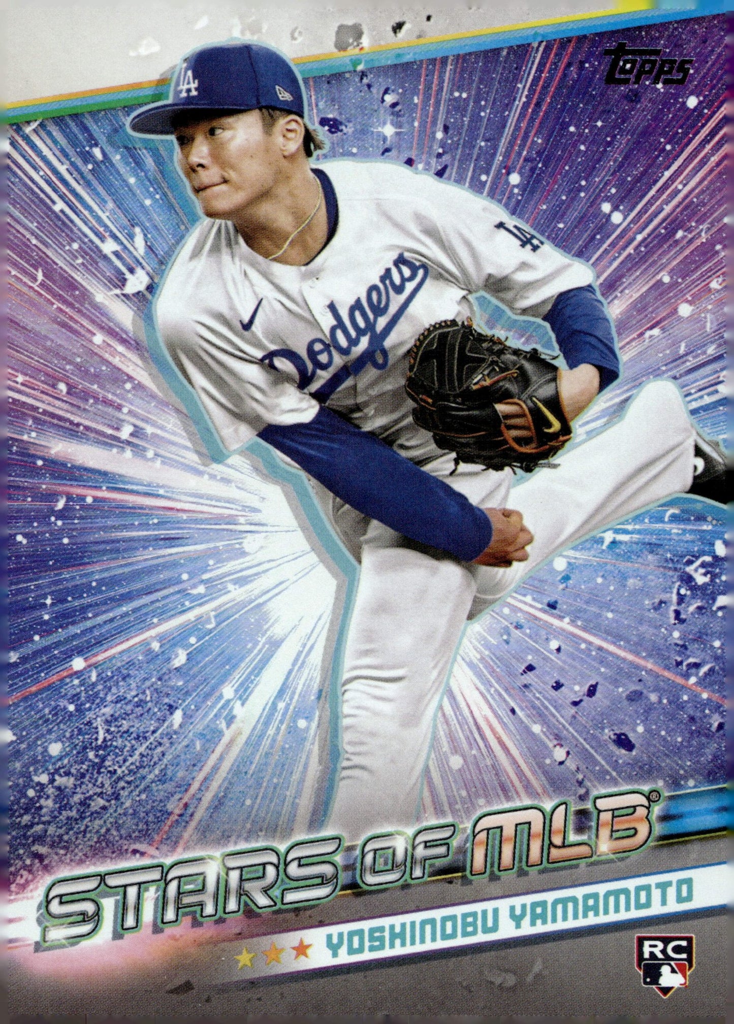 Yoshinobu Yamamoto 2024 Topps Series 2 Stars of MLB Foil RC #SMLB - 57 #2 - Collector Store LLC