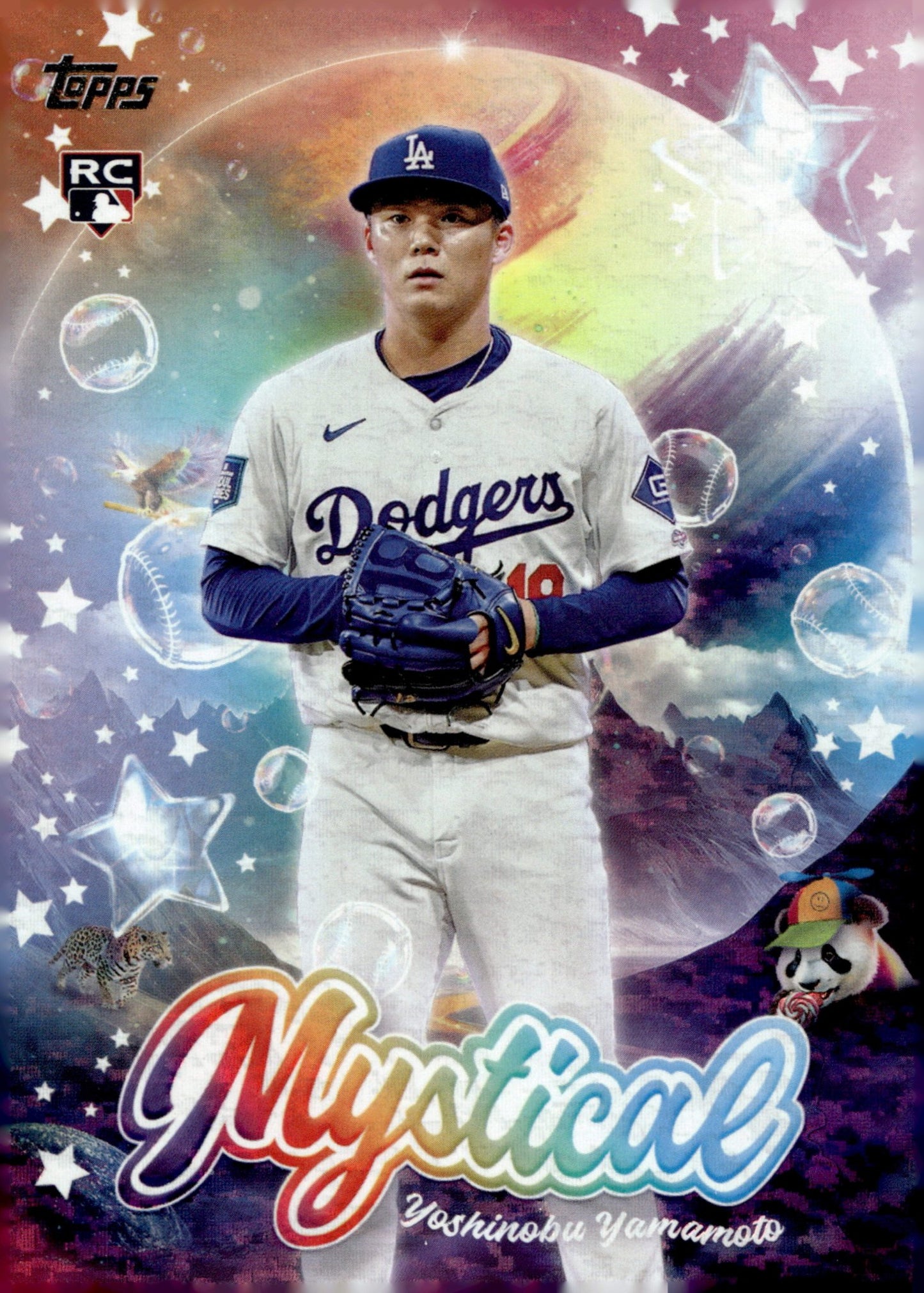 Yoshinobu Yamamoto 2024 Topps Update Series Mystical RC #MYS - 13 #1 - Collector Store LLC