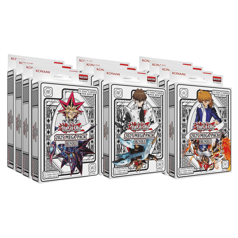 Yu-Gi-Oh! 2025 Mega Pack Bundle Display (12 Bundles)