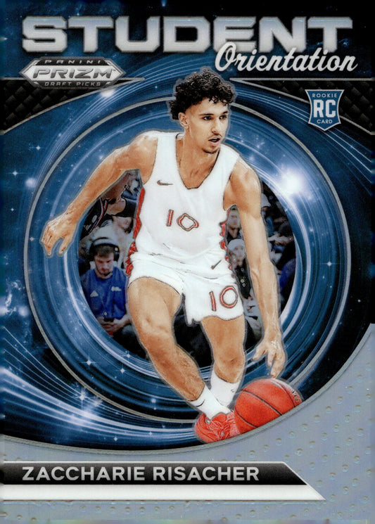 Zaccharie Risacher 2024 Prizm Draft Picks Student Orientation Prizm RC #16 - Collector Store LLC