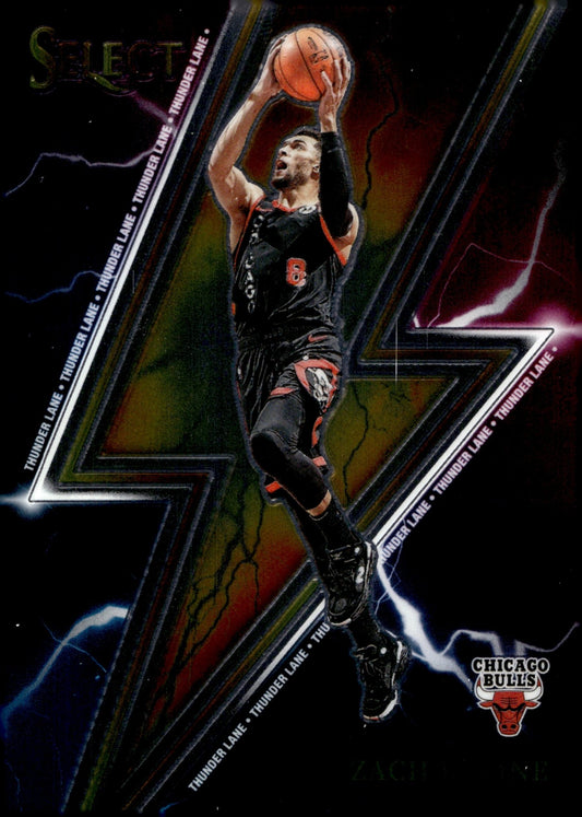 Zach Lavine 2023 - 24 Panini Select Thunder Lane #2 - Collector Store LLC