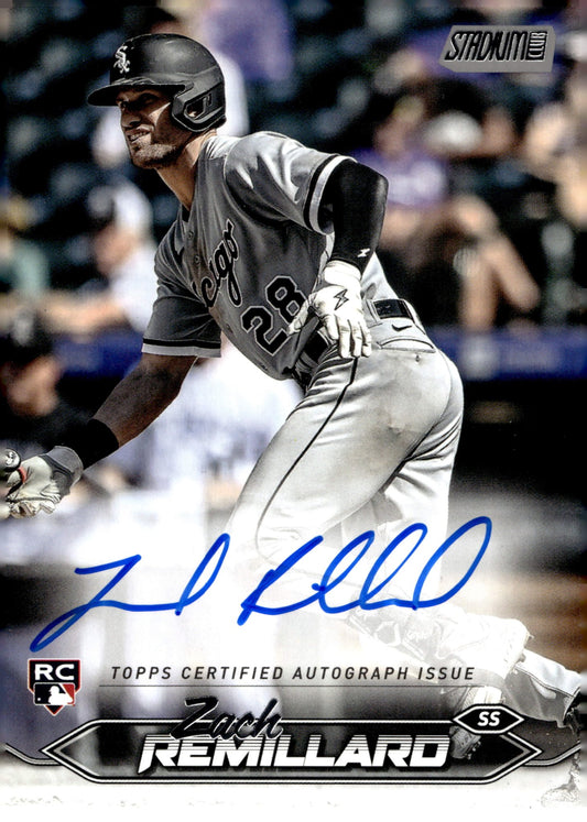 Zach Remillard 2024 Topps Stadium Club RC Auto #SCBA - ZR - Collector Store LLC