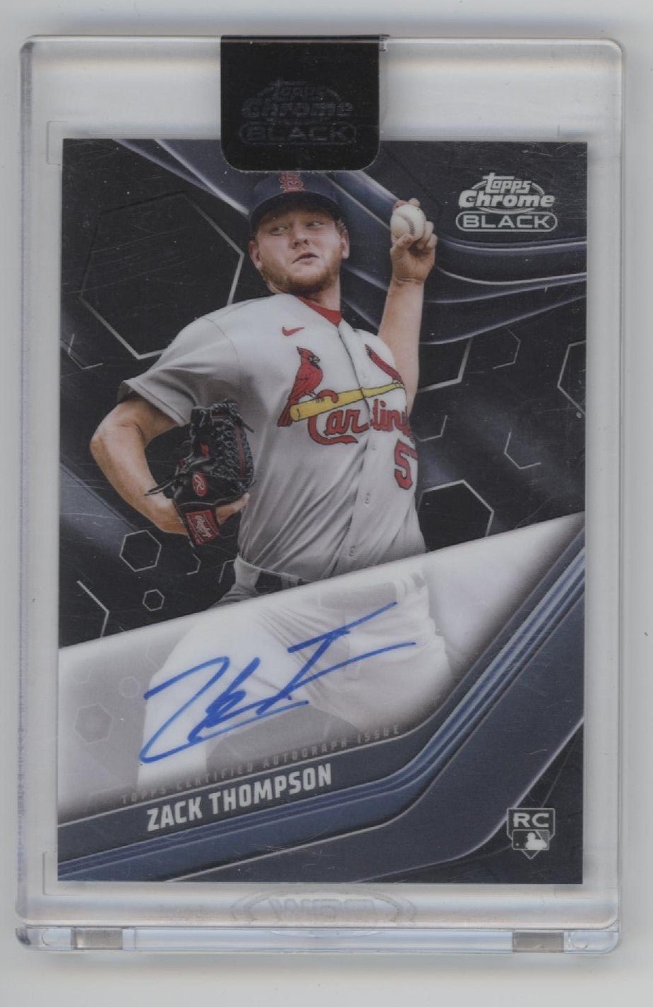 Zack Thompson 2023 Topps Chrome Black RC Auto #CBA - ZT - Collector Store LLC