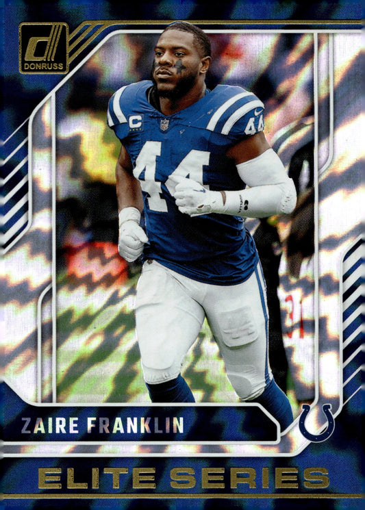 Zaire Franklin 2024 Panini Donruss Elite Series #24 - Collector Store LLC