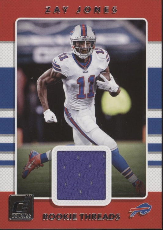 Zay Jones 2017 Panin Donruss Rookie Threads Swatch RC #11 - Collector Store LLC